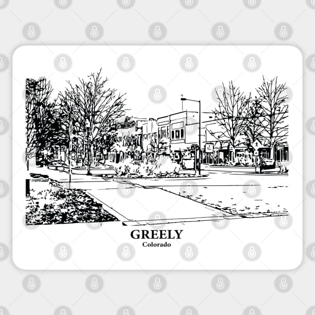 Greely - Colorado Sticker by Lakeric